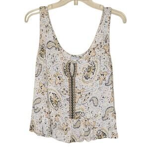 Patrons Of Peace Paisley Boho Tank NWOT